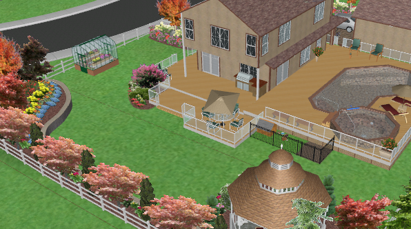 3D rear design view