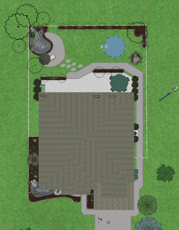 3D plan view