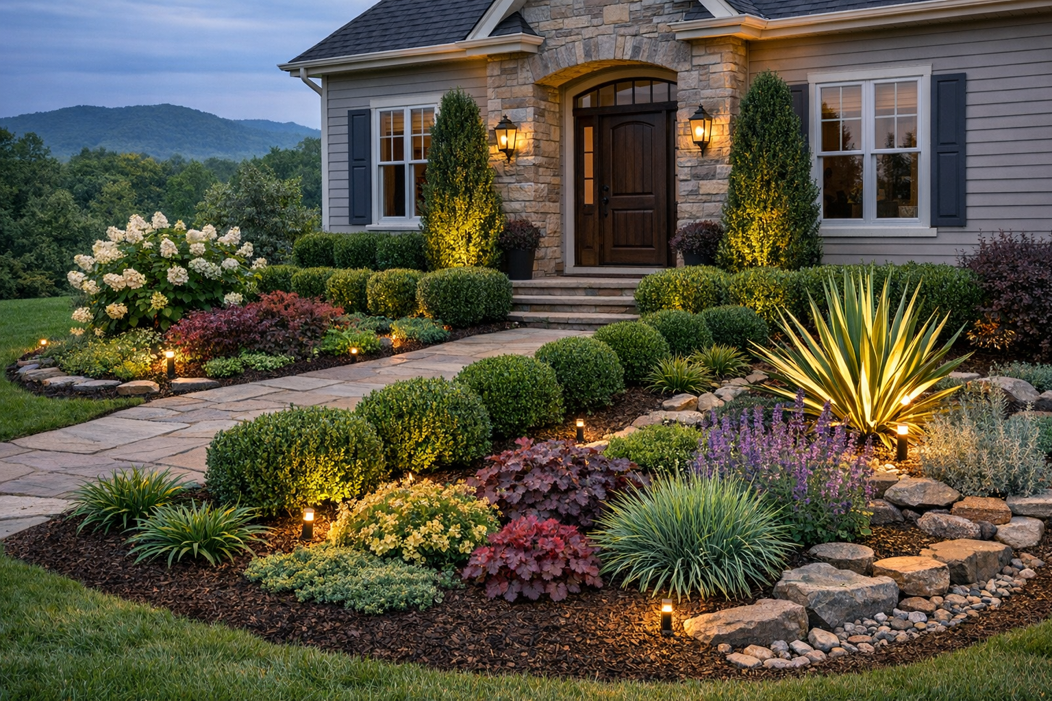 After landscape photo example